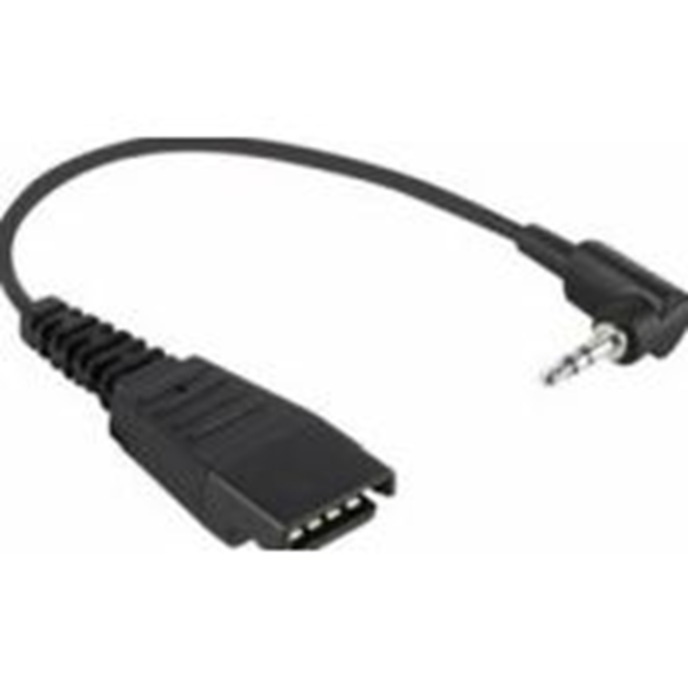 QD Cord to 3.5mm plug without call controller  e.g. Blackberries, I-Phones
